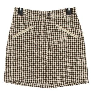 Vintage Wet Seal Skirt Houndstooth Y2K Preppy Academia Retro Classic Mini Small